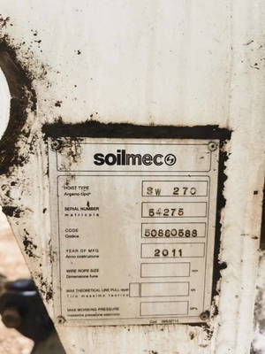 굴착 직경 2.5m Soilmec SR-60 SR-65 SR-70 R-516 R-622 로터리 리그 이탈리아에서 제조