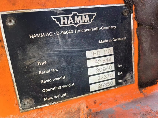 18000 KG 진동 롤러 HD110 HD128 HD138 HD90 독일 모델 상하이에서 사용