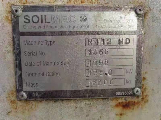 CAT 엔진 이탈리아 소일메크 SR-60 SR-70 SR-80C R-516 R-622 R-412 RIG 사용 된 굴착 로터리 리그