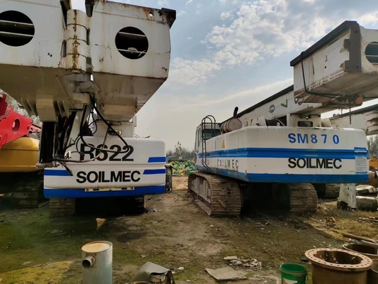 물 우물 및 바위용 굴착 굴착 굴착 가공 회전 리그 SOILME SM870 SR60 TH55