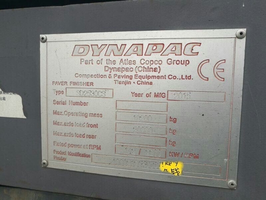 18000kg 사용 된 아스팔트 파워 다이나팩 SD3030 SD2503 SD2530 모델 XCM RP952 RP953 파워