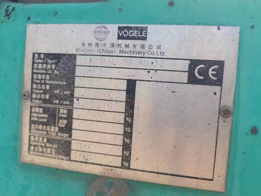 Huade 수압 밸브 사용 아스팔트 패버 VOGEL 1800-2 최대